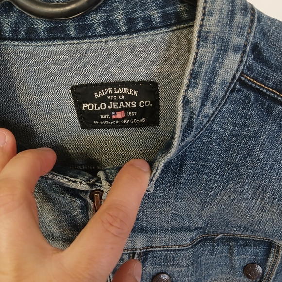 Ralph Lauren Blue Denim Jacket - Picture 2 of 5